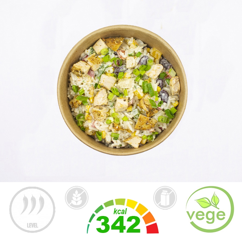 Sałatka mieszana: RYŻOWA